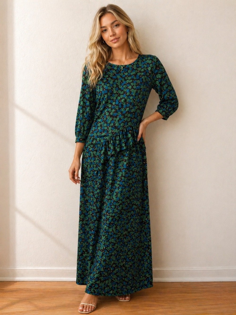 Orion London Floral Midi Dress – Size M